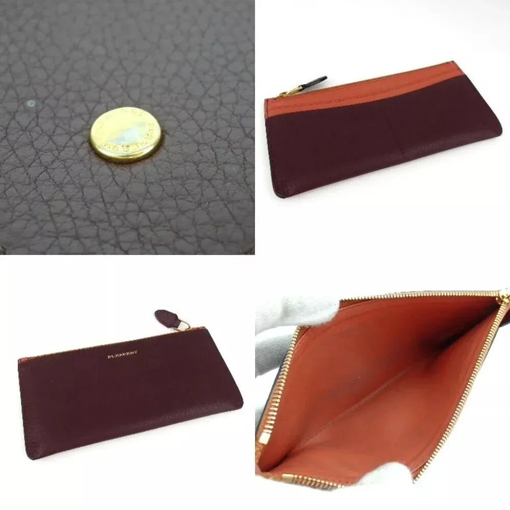 Authentic BURBERRY flap purse leather [Used] - Picture 12 of 12